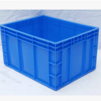 hdpe全新料周轉(zhuǎn)箱AAA8號(hào) 防靜電加厚周轉(zhuǎn)筐 藍(lán)色周轉(zhuǎn)箱可配蓋子