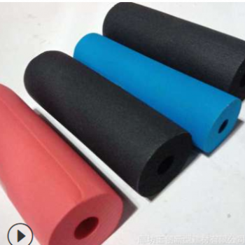 橡塑保溫管空調冷氣管道專用橡塑海綿管鋁箔貼面橡塑管現貨屋頂