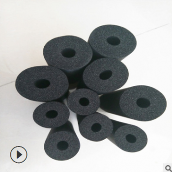 綠米b1級隔熱橡塑管套 阻燃閉孔橡塑保溫管殼 鋁箔復合防火橡塑管