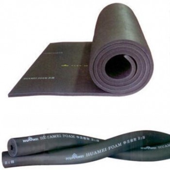 重慶華美橡塑總代理廠家直銷(xiāo)B1級(jí)橡塑板管貼箔橡塑板管橡塑彩管