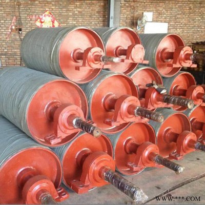 鑫平 廠家供應(yīng) 包膠滾筒 包膠改向滾筒 天然橡膠滾筒 型號齊全