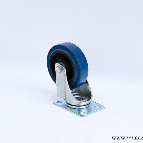 直銷3寸靜音萬向輪高彈力腳輪天然橡膠輪萬向腳輪雙軸工業(yè)輪