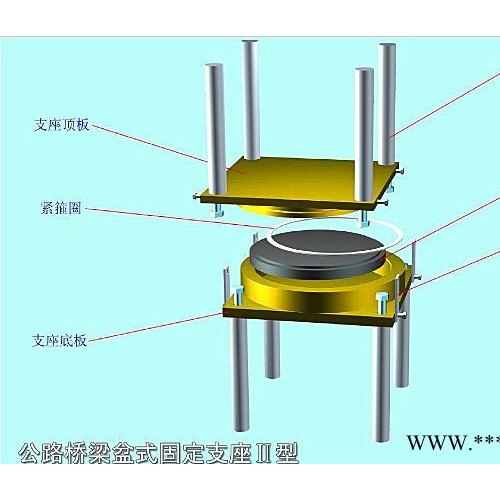 盆式支座廠家加工定制盆式橡膠支座批發(fā) 橋梁抗震橡膠支座現(xiàn)貨 咨詢?nèi)鹫\