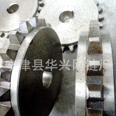 山東鏈輪規(guī)格 鏈條傳動(dòng)橡膠鏈輪 工業(yè)輸送雙排鏈輪加工