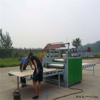 博陽 木皮皮革塑料板貼面機 全自動免漆紙貼面機