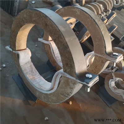 蒸汽管道隔熱管托保溫管托橡膠管夾可變彈簧支吊架聚氨酯保冷管托志昂廠家