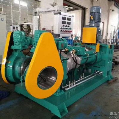 廠家供應 青島東諾 橡膠機械 XJ-150 200 250 雙螺桿喂料 橡膠擠出機 濾膠機 過濾機