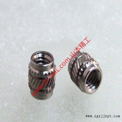 南京熱熔螺母，江蘇滾花銅嵌件加工，注塑銅螺母規(guī)格報(bào)價(jià)