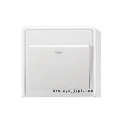 BXDQ/八喜電氣直銷(xiāo).進(jìn)口pc原料.國(guó)標(biāo)加厚面板明裝單控開(kāi)關(guān)