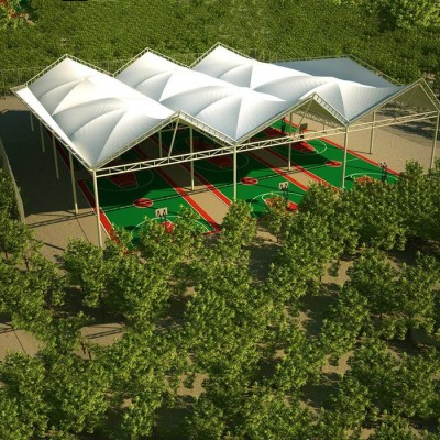 PTFE膜結(jié)構(gòu) 屋頂球場PTFE膜結(jié)構(gòu)  廠家定制