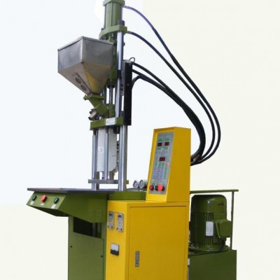 東莞廠家生產(chǎn)、DC（AC）、色板、PPS工程塑料立式注塑機(jī)