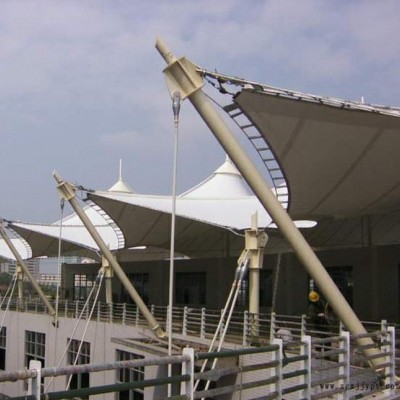 體育館看臺(tái)景觀膜 PTFE膜結(jié)構(gòu) 停車棚遮陽(yáng)棚產(chǎn)地貨源