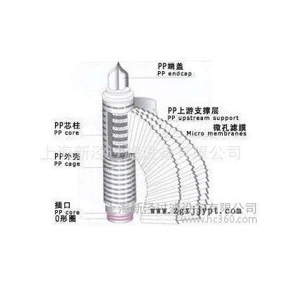 PTFE折疊濾芯，進口聚四氟乙烯折疊濾芯，高溫氣體除菌