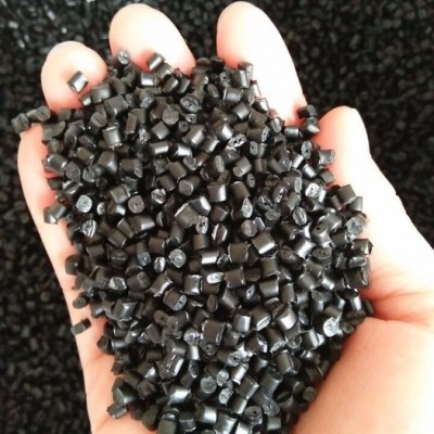 拉絲級**PP再生料 黑色 無填充 光澤度好 韌性佳 沖擊強(qiáng)度高