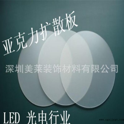高透光的單面磨砂乳白色pmma壓克力擴(kuò)散板，LED燈擴(kuò)散板