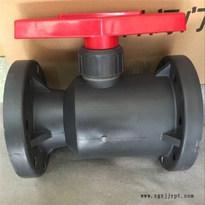 藍宣直銷 Q41F法蘭PVC球閥 PVC球閥圖片