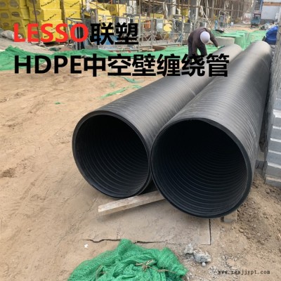 HDPE纏繞結(jié)構(gòu)壁管A型、聯(lián)塑雙壁纏繞管、聯(lián)塑PP塑料檢查井、HDPE井筒