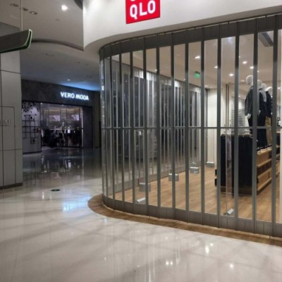 江門PVC透視門定做安裝廠家 水晶折疊門供應(yīng)