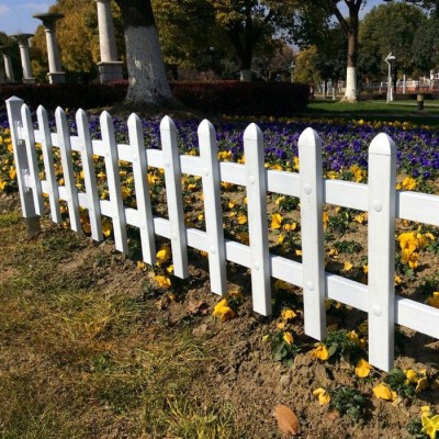 庭院園林護欄 綠化圍欄桿 草坪花壇柵欄 pvc護欄可定做