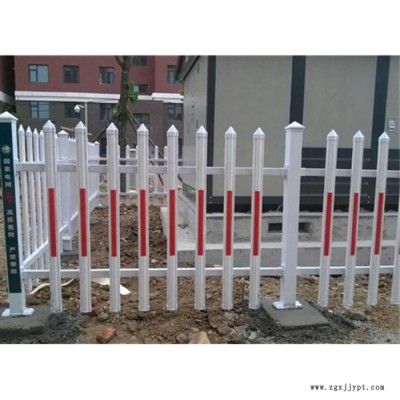 朗松 PVC草坪護(hù)欄 城市綠化圍欄 塑鋼圍欄