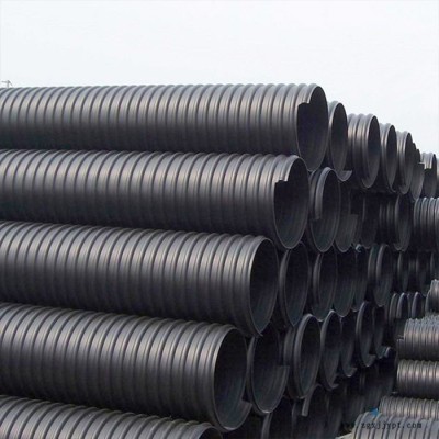 鵬起廠家銷售HDPE雙壁波紋管大口徑克拉管地埋排水纏繞管