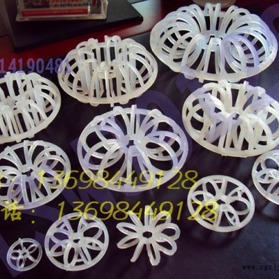 天盛塑料泰勒花環(huán)填料、燈籠環(huán)、科斯特、雪花環(huán)、帶刺，規(guī)格多品種全塑料傳質(zhì)設(shè)備填料鋼鐵脫硫 聚丙烯PP PVC CPVC