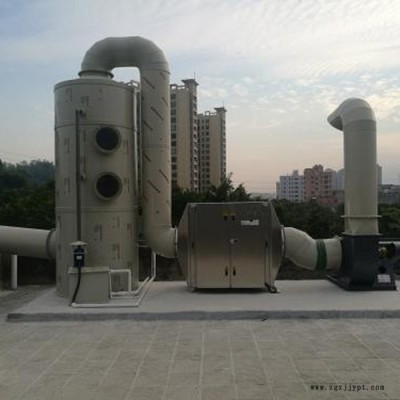 榮信廠家現貨 脫硫脫硝pp凈化塔  空氣凈化噴淋塔 PP噴淋塔