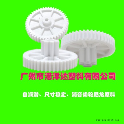 供應(yīng)港洋達(dá)消音齒輪 消音尼龍齒輪料PA12
