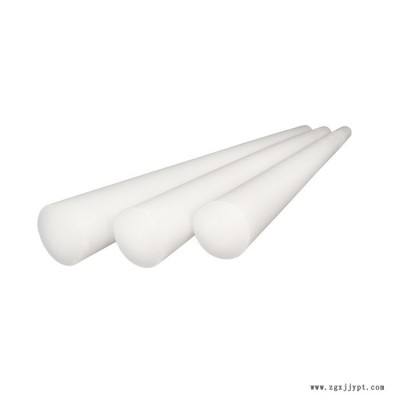 潤(rùn)遠(yuǎn)廠(chǎng)家定制白色黑色實(shí)心圓柱純料PA6耐磨白色MC澆筑尼龍棒加工