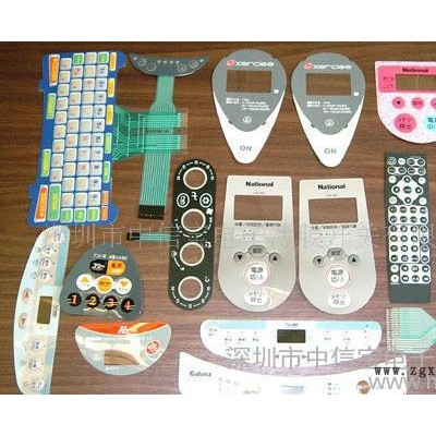 家用電器PET銘板、印刷標(biāo)簽、薄膜按鍵面貼、電器銘板生產(chǎn)