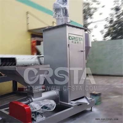 柯達機械PET塑料瓶回收生產(chǎn)線，垃圾廢塑料瓶處置脫標清洗造粒機