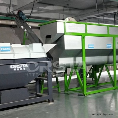 柯達機械PET礦泉水瓶破碎清洗機，廢舊礦泉水瓶處置利用清洗造粒機