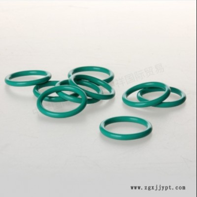 中祥環(huán)保 氟膠 硅膠 丁青膠高耐油防水圈 o型圈  綠色密封圈