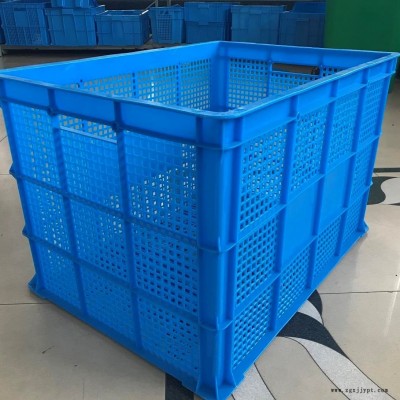 物豪塑料廠家直銷大號塑膠箱全新料食品級多重顏色可選擇定制江浙滬免費送貨755系列筐工具箱生鮮配送加厚款