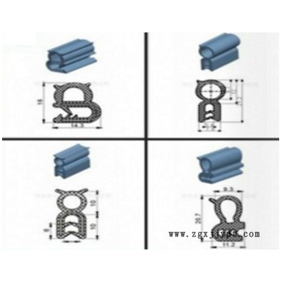 益通平板型膠條 門窗汽車機(jī)柜集裝箱硅橡膠密封條 耐高溫高壓防撞條密封條