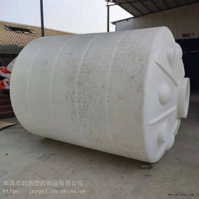 消防儲(chǔ)液罐耐摔耐酸堿滾塑容器防曬戶外PE食品級(jí)10立方平底水塔水柜水箱江西毅鵬