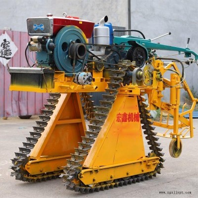 質(zhì)優(yōu)價(jià)廉生姜專(zhuān)業(yè)收獲機(jī)械 橡膠履帶不傷姜 質(zhì)量好 專(zhuān)業(yè)生產(chǎn)蔥姜收獲機(jī) 15/18/22馬力不傷蔥葉收蔥機(jī)