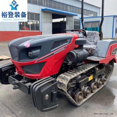 50馬力四缸座駕式履帶拖拉機 橡膠履帶拖拉機 農(nóng)用50馬力田園管理機 裕登