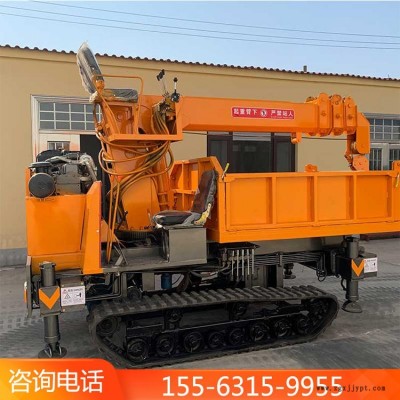 伸縮臂鋼制履帶隨車吊 履帶自備吊 橡膠履帶隨車吊 久勝機(jī)械js316