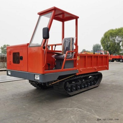 長寧橡膠履帶工程車價格 拉4噸混凝土覆帶運輸車