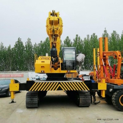 鴻信定制小型履帶式吊車 伸縮底盤履帶起重機 工程建筑履帶吊 橡膠履帶爬坡履帶 報價