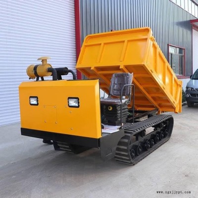 恒沃2噸橡膠履帶自卸車 山地果園履帶運(yùn)輸車 全地形果園搬運(yùn)履帶運(yùn)輸車