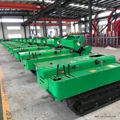 果林開溝施肥機 小型農用履帶拖拉機 橡膠履帶旋耕機還田機