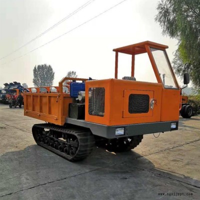 海倫6噸拉混凝土橡膠履帶運輸車配件價格 8噸高速履帶爬山機泥濘路爬坡