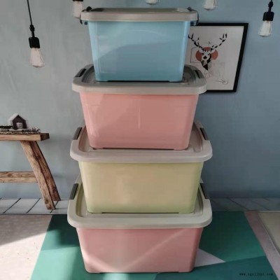 收納箱塑料收納箱塑料整理箱臥室收納箱客廳儲物箱內衣玩具收納箱透明收納整理箱可定制印刷logo鼎冠塑業(yè)