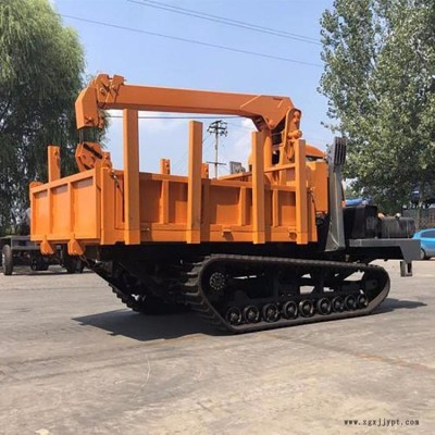 潤達(dá)山地履帶式隨車吊車 全地形履帶隨車起重機 小型橡膠履帶隨車吊