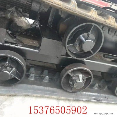 橡膠工程履帶底盤 電動遙控履帶底盤 濟(jì)寧亞匯