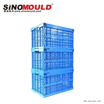 604034可折疊塑料框子透氣性好果蔬搬運(yùn)方便高承重量塑料搬運(yùn)筐