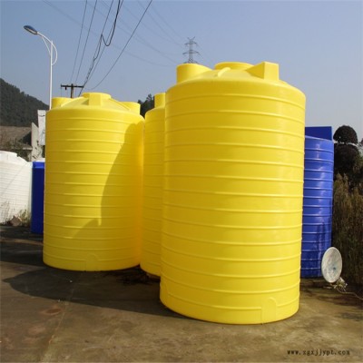 10噸耐摔水塔 20立方工業(yè)塑料水塔 菜黃色塑料水塔定做