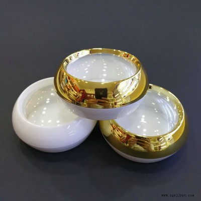 工廠供應 50克亞克力透明頂蓋膠囊瓶 面霜瓶 分裝瓶 藥丸盒 塑料包材